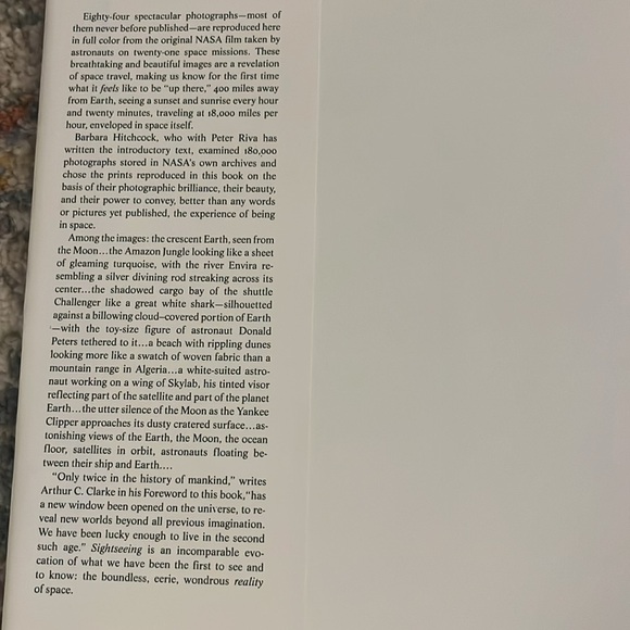 Sightseeing: A Space Panorama, NASA Photo Book - 1985 First Edition - Picture 2 of 16